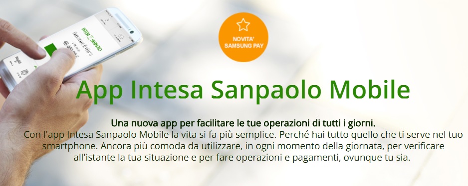 App Intesa Sanpaolo Mobile: come funziona